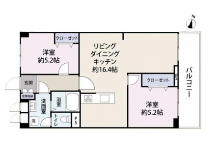 間取り図（販１マンション）　-